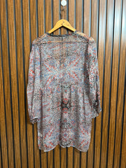 Chest 19  Lenght 31  Fabric chiffon Western Full Sleeve Top