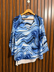 Chest 18  Lenght 27  Fabric chiffon Western Full Sleeve Tops