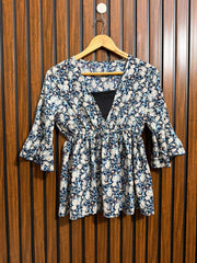Chest 16  Lenght 23  Fabric silk Full Sleeve Tops for Women