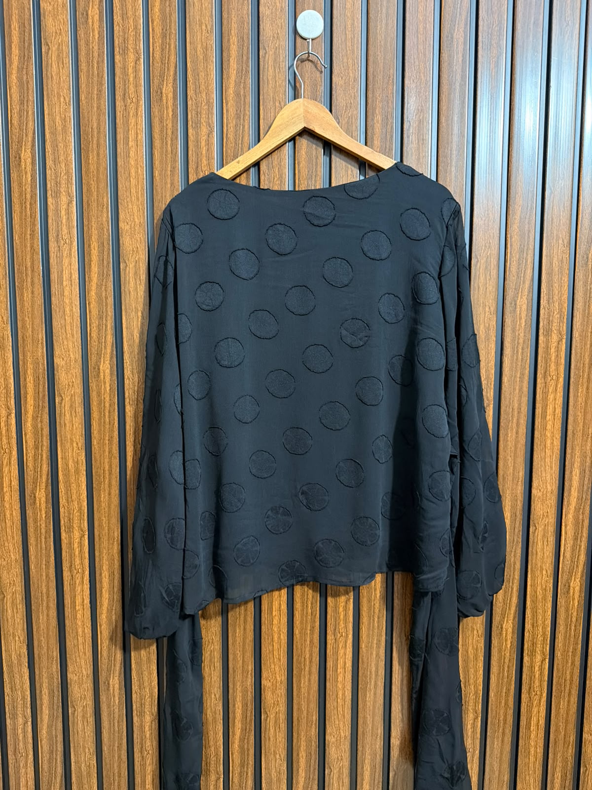 Chest 19  Lenght 23  Fabric chiffon Womens Branded Full Sleeve Top