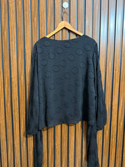 Chest 19  Lenght 23  Fabric chiffon Womens Branded Full Sleeve Top