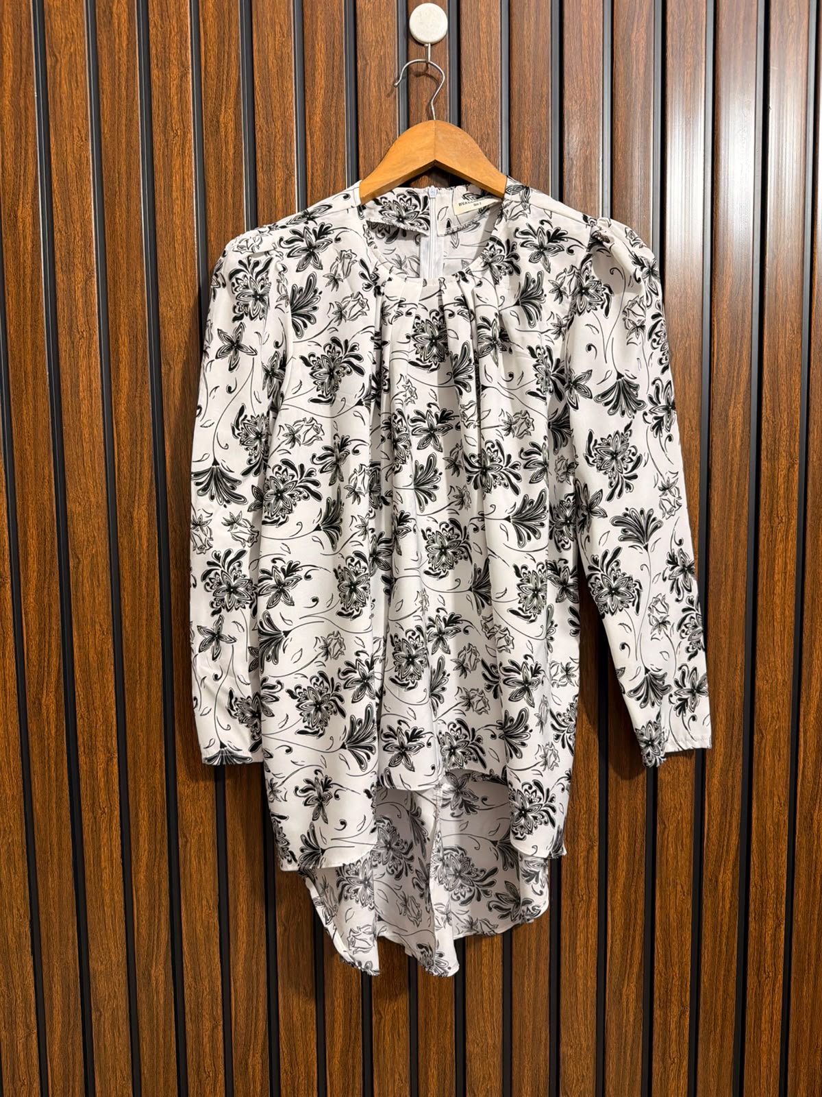 Chest 17  Lenght 23 to 31  Fabric silk Womens Full Sleeve Top Wear