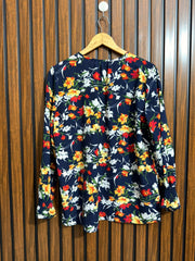 Chest 19  Lenght 24 to 26  Fabric Georgette Branded Ladies Full Sleeve Tops