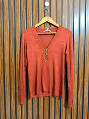 Chest 19  Length 23 Womens Daily Winter Top