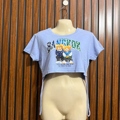 Chest 19  Lenght 12  Fabric jersey Branded Womens Crop Top
