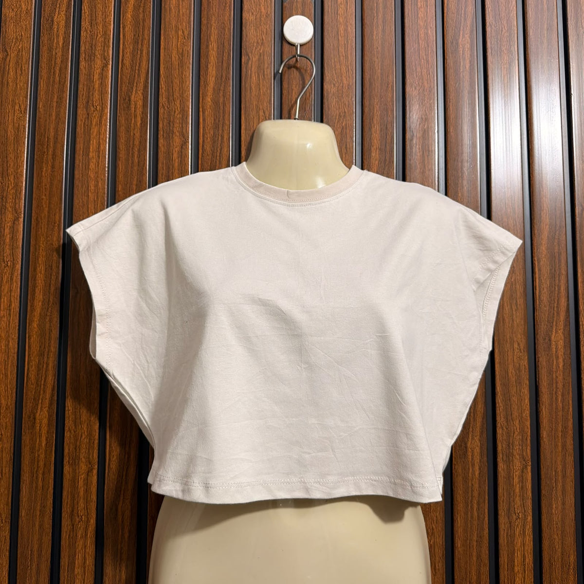 Chest 20  Lenght 14  Fabric jersey Ladies Basic Crop Top