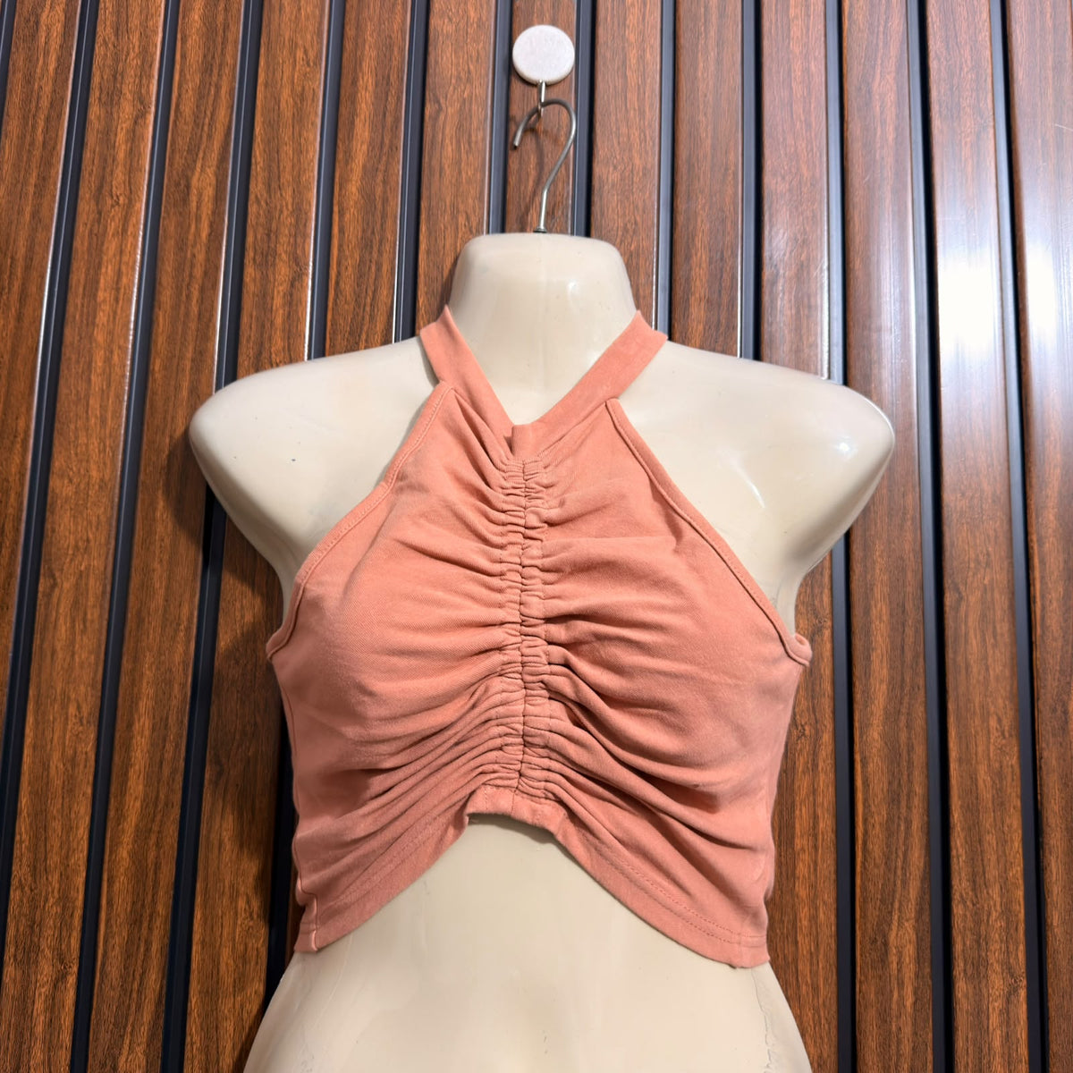 Chest 18  Lenght 13  Fabric jersey Womens Simple Crop Top