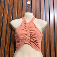 Chest 18  Lenght 13  Fabric jersey Womens Simple Crop Top