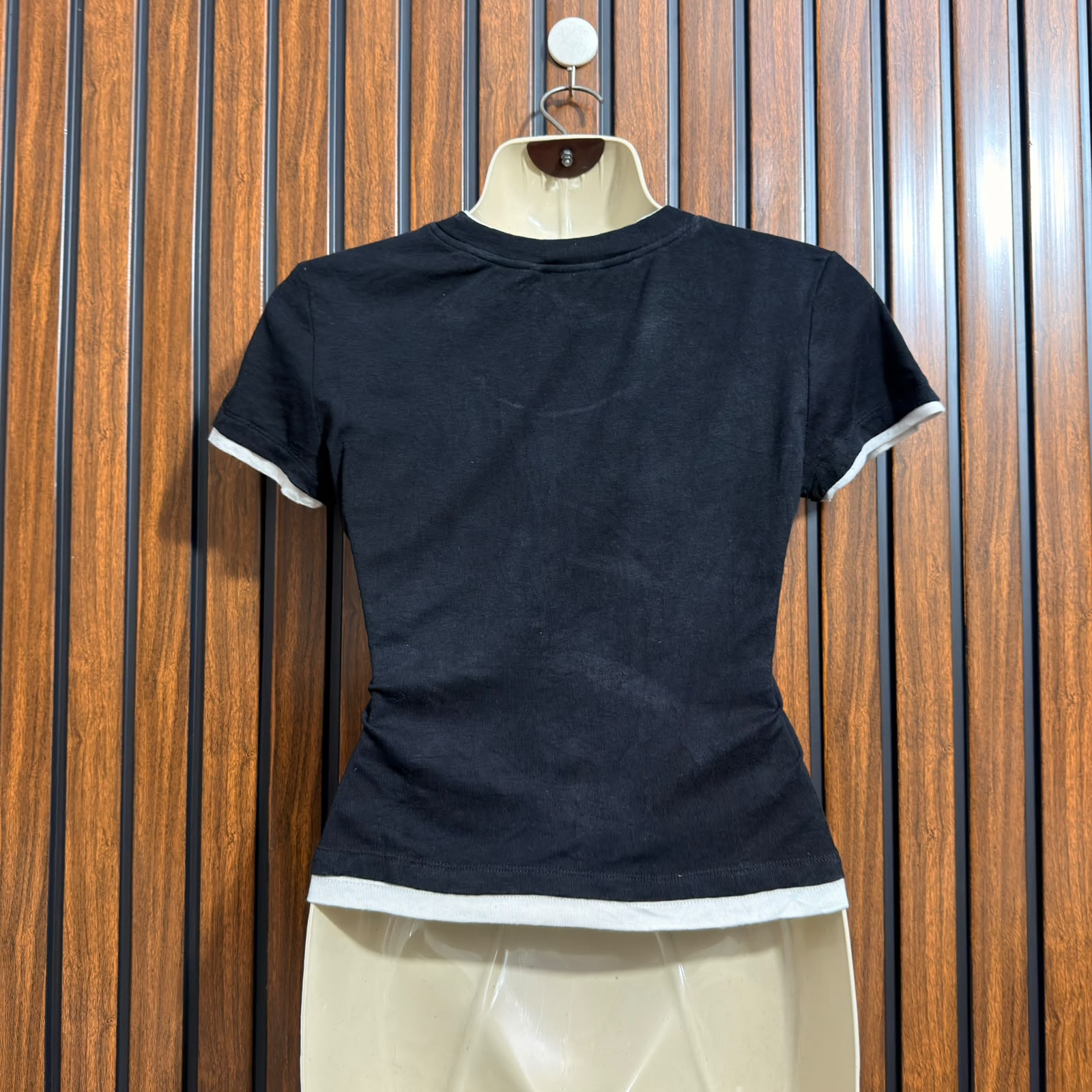 Chest 20  Lenght 17  Fabric jersey Womens Casual Crop Top