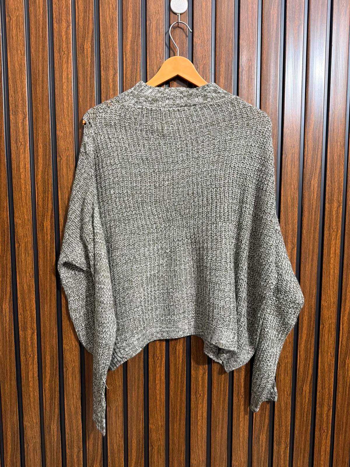 Chest medium  baggy style  Lenght 23 Branded Winter Sweater