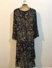 Chest 20  Length 47 To 50  Fabric Chiffon Elegant Branded Long Maxi Dress