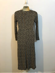 Chest 19 To 20  Length 46  Fabric Silk Jersey Original Western Branded Maxi Dress