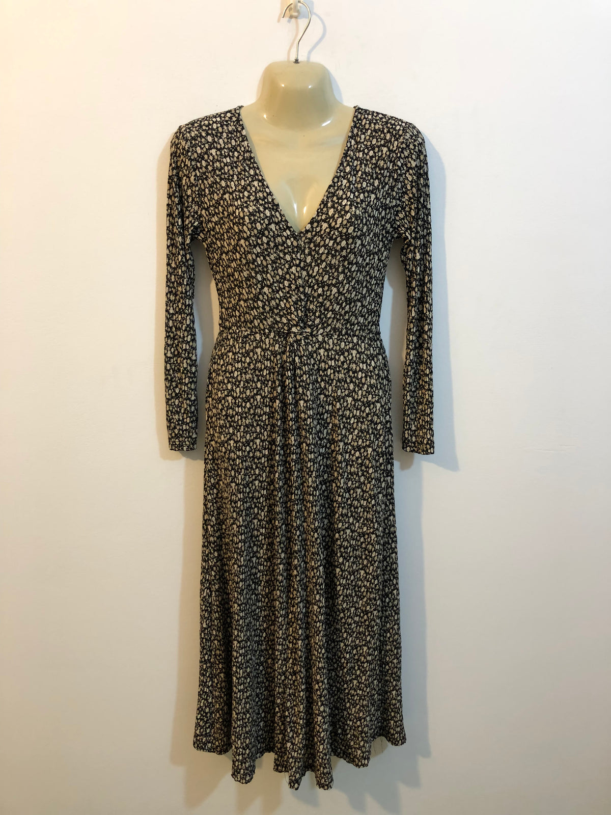 Chest 19 To 20  Length 46  Fabric Silk Jersey Original Western Branded Maxi Dress