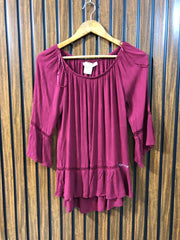 Chest 19  Length 22 To 24  Fabric Cotton Imported Full Sleeves Tops