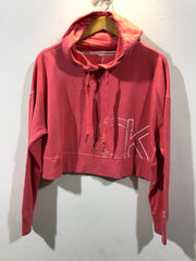 Calvin Klein Western Branded Womens Crop Hoodies