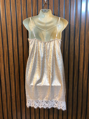 chest 18  lenght 33  fabric silk Imported Western Mini Dresses