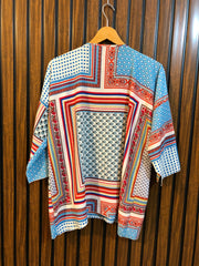 chest 20  baggy style  lenght 25 to 26  fabric jorjet Trendy Girls Tops