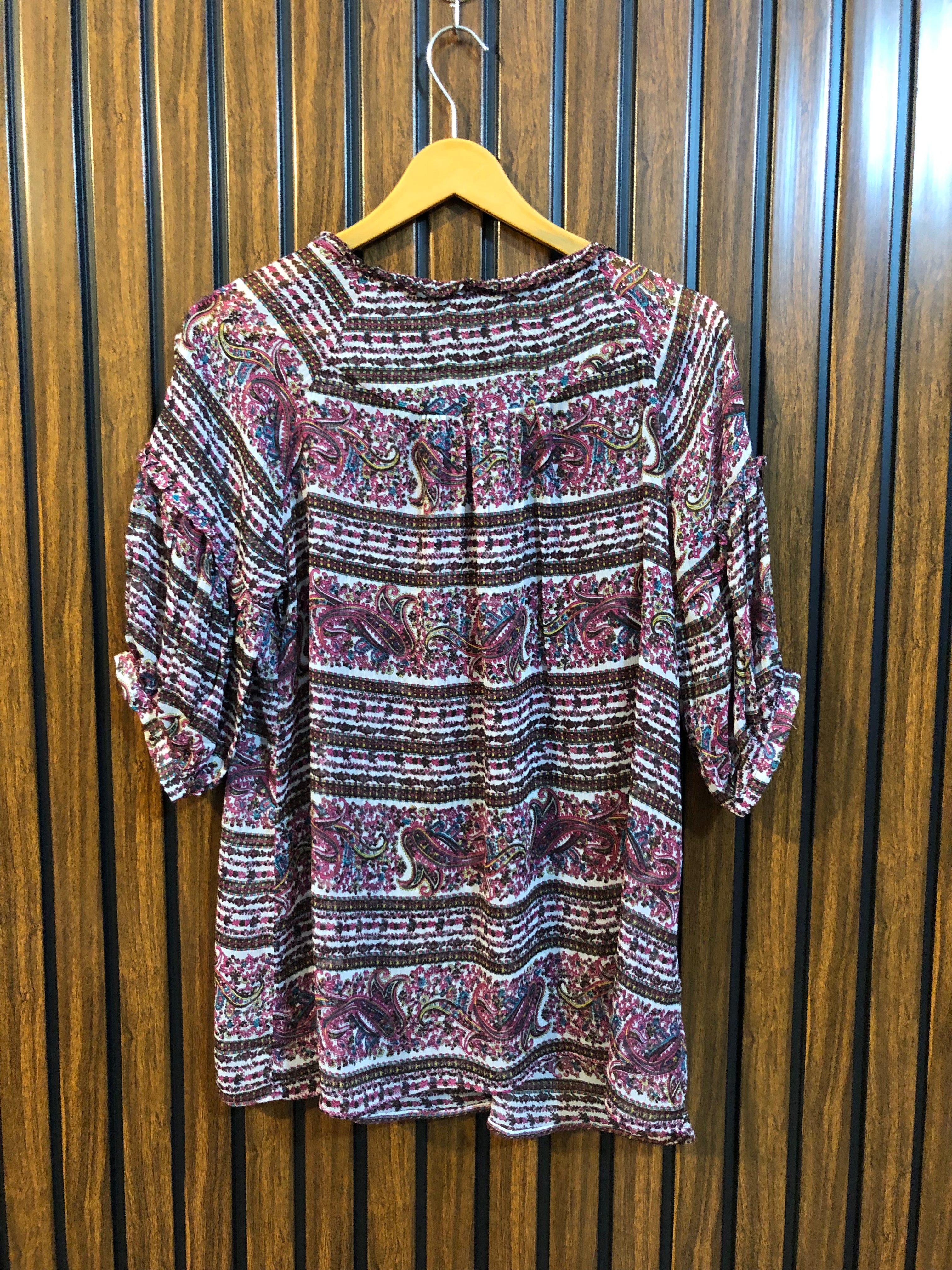 chest 18  lenght 26  fabric chiffon Modern Style Tops