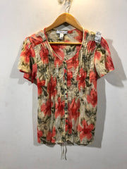 Western branded womens half sleeves top