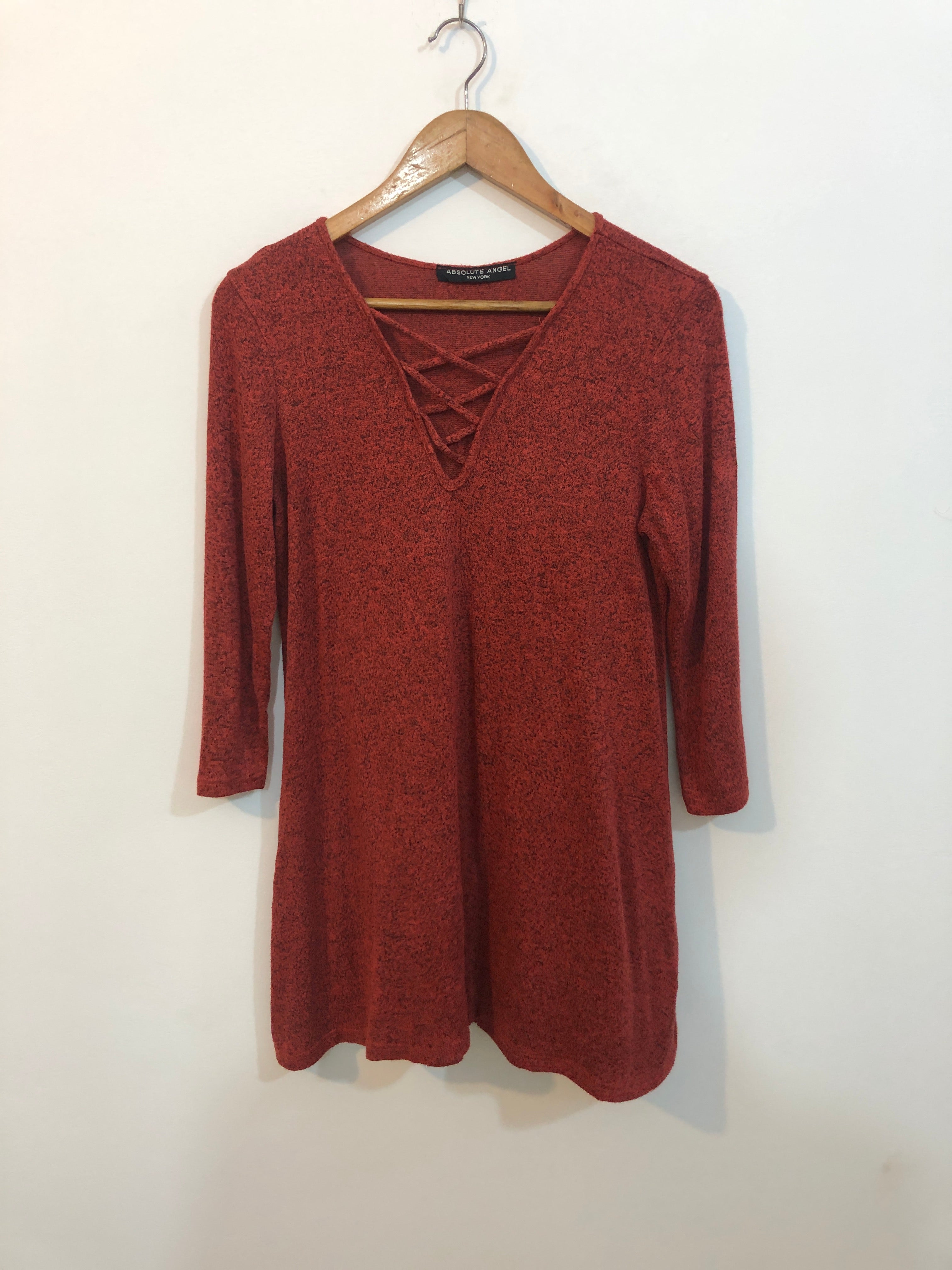 Chest 19  Length 30 Western Branded Women Winter Knit Top