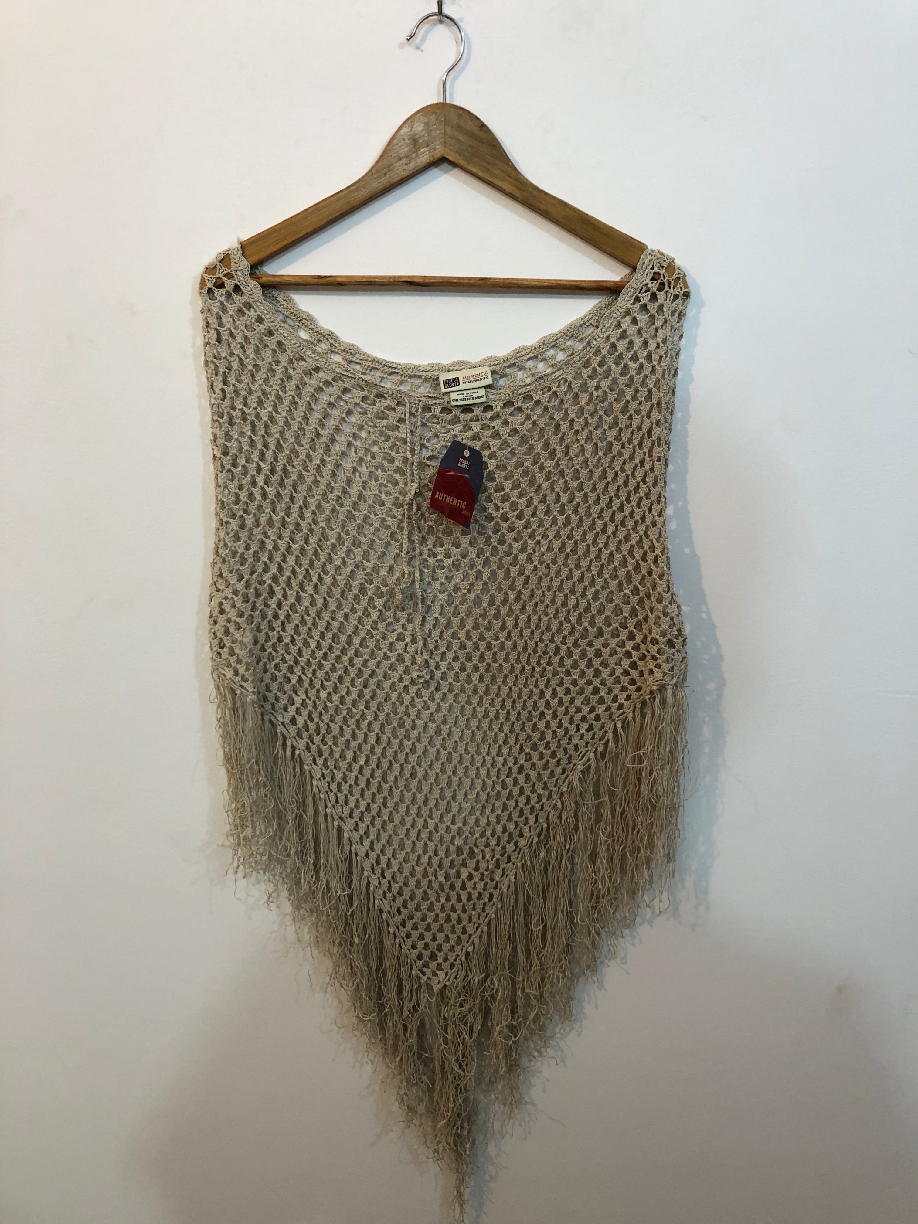 Fashion Forward Western net ponchos